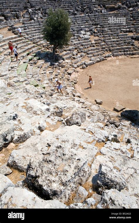 The Ruins Of Kaunos Dalyan Turkey Stock Photo Alamy