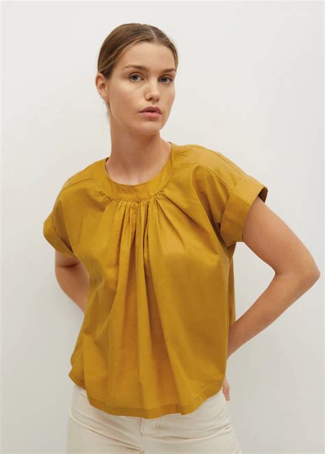 Cotton Shirt Woman Mango Hong Kong Cotton Shirts Women Womens