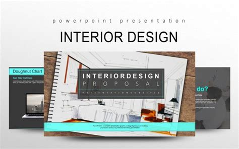 Interior Design Portfolio Powerpoint Templates Free