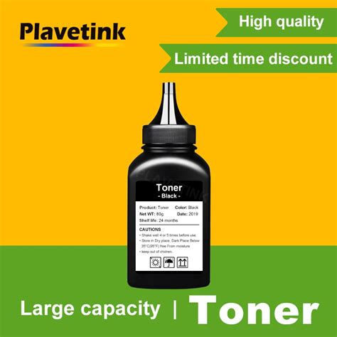 Plavetink Polvo De T Ner Negro Para Impresora Compatible Con Hp