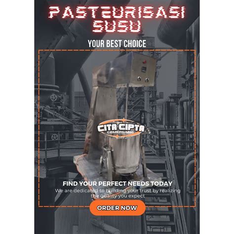 Jual Mesin Pasteurisasi Susu Pasturisasi Pasteurizer Kaps Liter