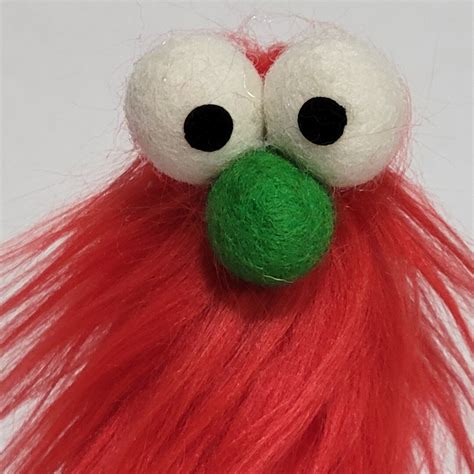 FUZZINGER: A Fuzzy Finger Puppet by All Hands Productions RED - Etsy