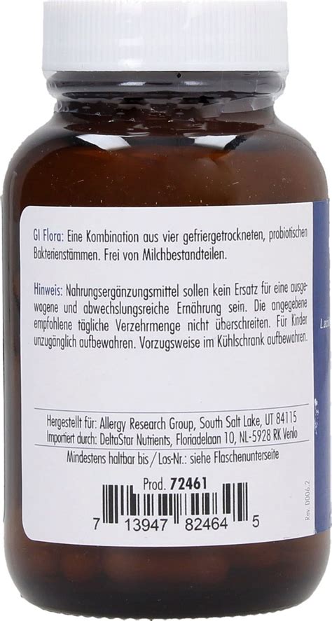 GI Flora 90 Kapseln Allergy Research Group VitalAbo