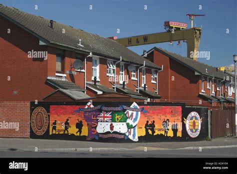 Loyalist murals in East Belfast Stock Photo, Royalty Free Image ...