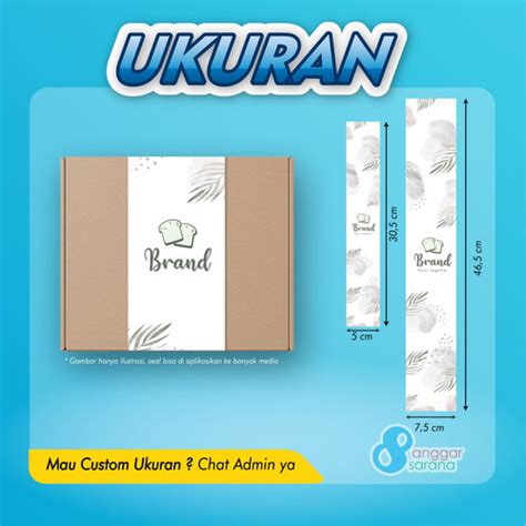 Jual Paper Belt Packaging Sleeve Custom Untuk Ukuran X Cm