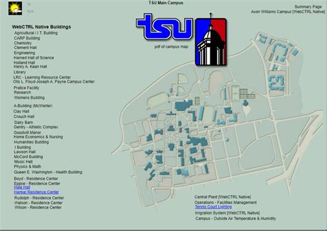 Tn State University Campus Map United States Map