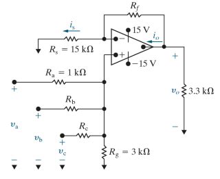 Solved The Op In The Noninverting Summing Amplifier Of Chegg