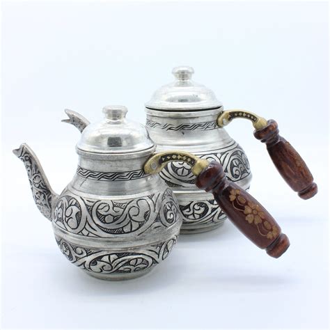 Turkish Handmade Copper Teapot Teapot Warmer Samovar Tea Maker