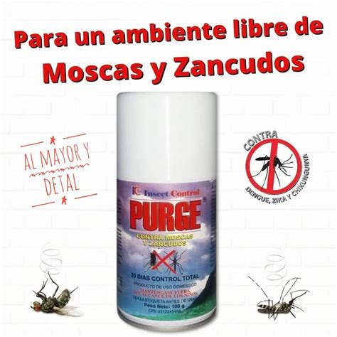 Purge Insecticida Mata Moscas Y Zancudos MercadoLibre