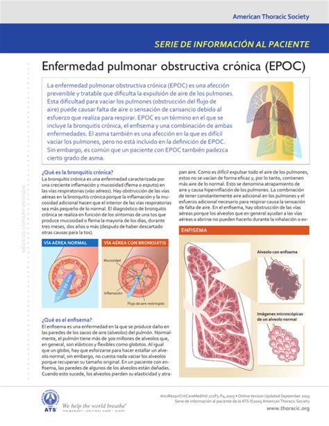 Enfermedad pulmonar obstructiva crónica EPOC