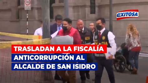 Trasladan A La Fiscal A Anticorrupci N Al Alcalde De San Isidro