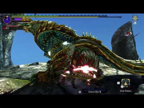 MHGU G3 Zinogre 3 29 Valor Switch Axe YouTube