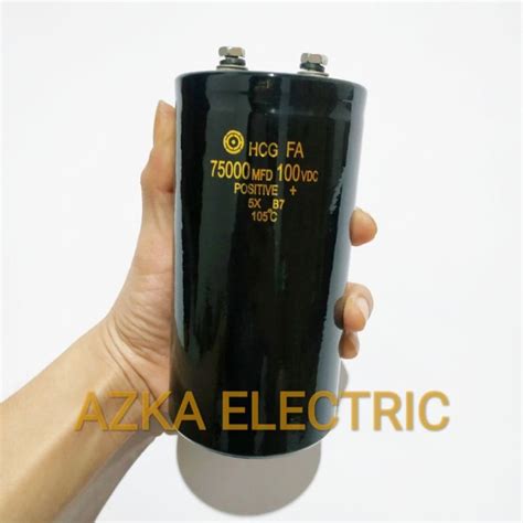 Elco Capacitor Kapasitor Uf V Hcg Lazada Indonesia