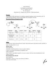 Experiment 10 Chem3106 Pdf Alana Sifuentes Lab Partner Leo Tahjeeb