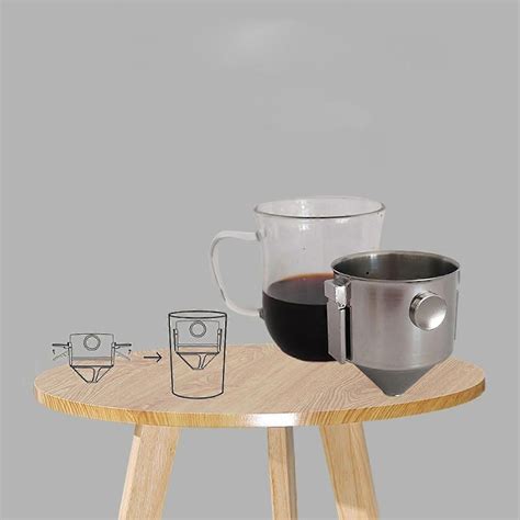 Coffee Dripper Hanging Ear, Portable Coffee Filter Cup For Outdoor