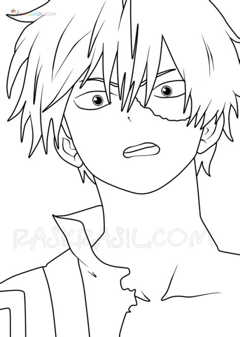 Dibujos De Todoroki Para Colorear Nuevas Im Genes Para Imprimir