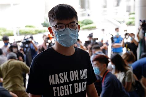 Hong Kong Activist Joshua Wong Pleads Guilty Over June 4 Illegal