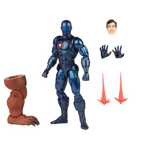 Buy Marvel Hasbro Legends Series 6 Inch Stealth Iron Man Action Figure Toy Includes 5