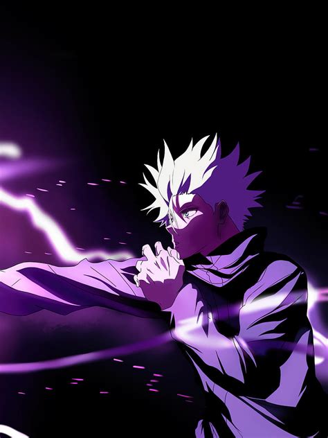 Gojo Satoru Hollow Purple Wallpaper Hd