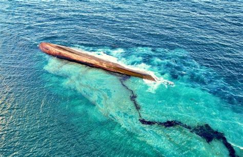 Mystery Ship Capsizes In Trinidad And Tobago Triggering Massive Oil