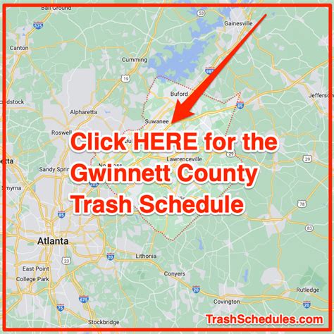 Gwinnett County Trash Schedule 2024 Bulk Holidays Map