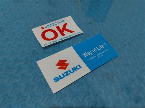 Stiker Suzuki Quality Control Tempel Dalam Lazada Indonesia