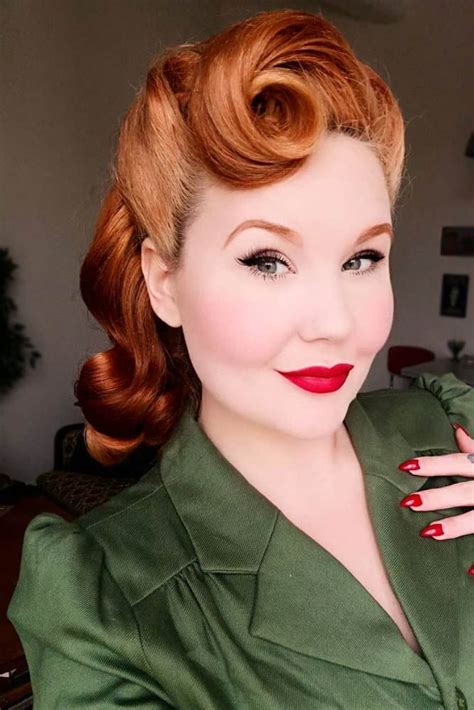 24 Fascinating Victory Rolls Hairstyles The Modern Take At The Vintage Trend Rockabilly Hair