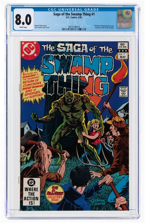 Hake S SAGA OF THE SWAMP THING 1 MAY 1982 CGC 8 0 VF