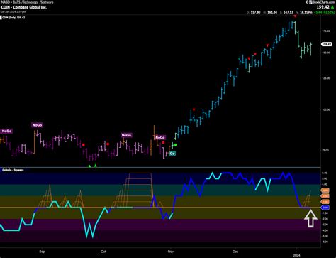 COIN Setting Up For Trend Continuation GoNoGo Charts