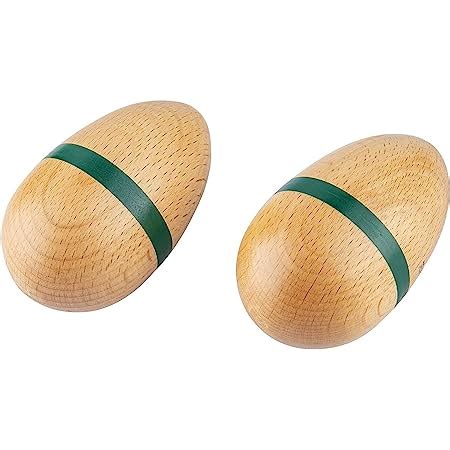 Amazon Lovermusic Finish Percussion Wooden Egg Shaped Shakers