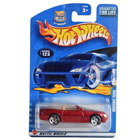 Masinuta Metalica Hot Wheels Mercedes SL Highway Th Anniversary Rosu EMAG Ro