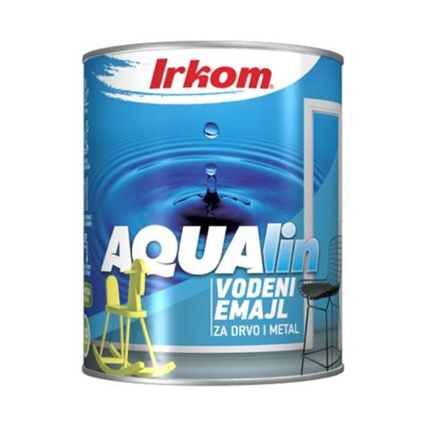 Irkom Aqua Emajl Za Drvo I Metal Crveni Ml Irkom Okov D O O