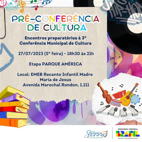 Rio Grande Da Serra Pré Conferência De Cultura