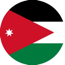 Jordan flag vector - Country flags