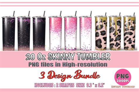 Glitter Tumbler Sublimation Bundle Graphic By Sasikharn · Creative Fabrica