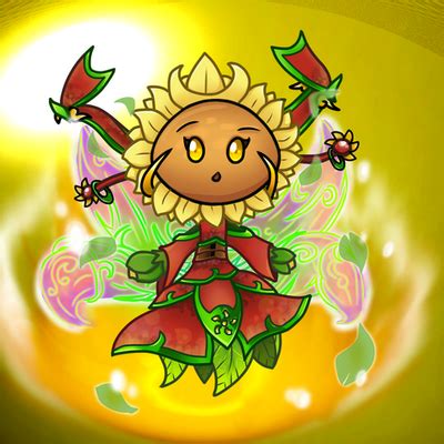 pvz: sunflower fan art by goodpea2 on DeviantArt