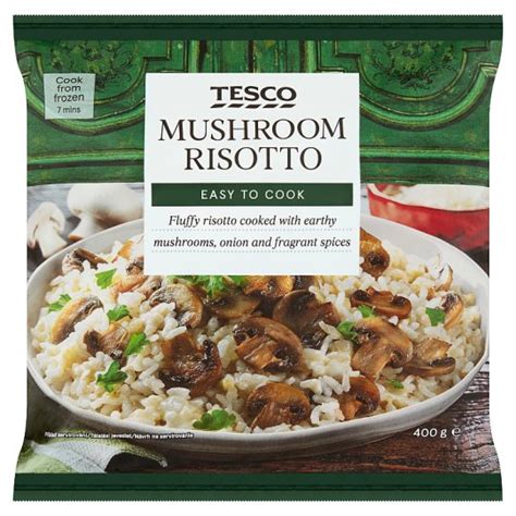 Tesco Mushroom Risotto 400 G Tesco Groceries