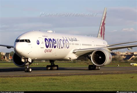 A7 BAB Qatar Airways Boeing 777 3DZER Photo By Nicolas Janssen ID