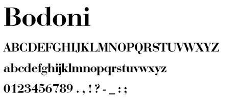 Bodoni Free Font Download - Font Supply