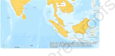 Range Map Of Sambar Deer Rusa Unicolor Source Iucn 2015