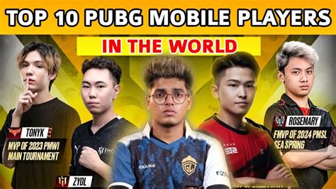 Top 10 Best PUBG Players In The World Top Players Of PUBG Mobile