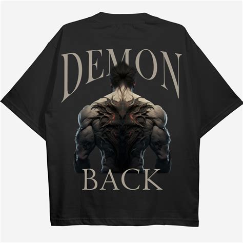 Demon Back Backprint Oversize Blast Goldenpump