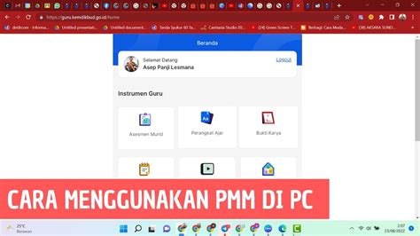 Cara Menggunakan Pmm Versi Web Youtube