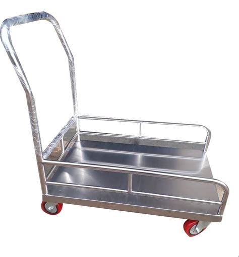 Stainless Steel Platform Trolley For Industrial Load Capacity Kg