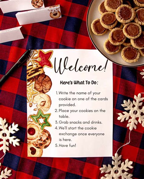 How To Host A Cookie Exchange With Free Printables