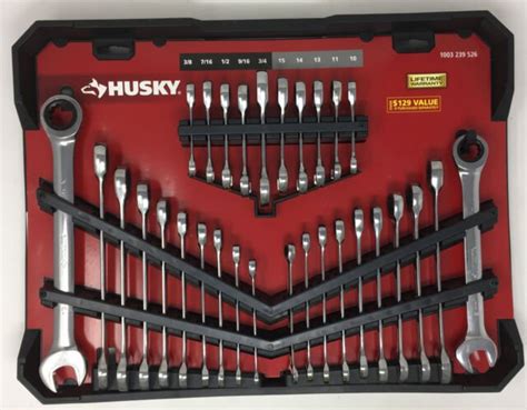 Husky 30 Piece Ratcheting Combination Wrench Set R And R Tools And