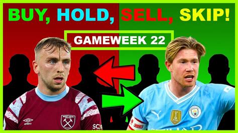 Fpl Gameweek Buy Hold Sell Skip Transfer Tips Fantasy