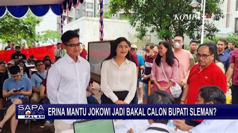 Komentar Gibran Soal Erina Gudono Masuk Bursa Bakal Calon Bupati Sleman