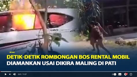 Detik Detik Rombongan Bos Rental Mobil Diamankan Usai Dikira Maling Di