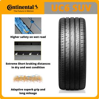 Continental Ultracontact Uc Suv Inch Tyre Tayar Tire Free